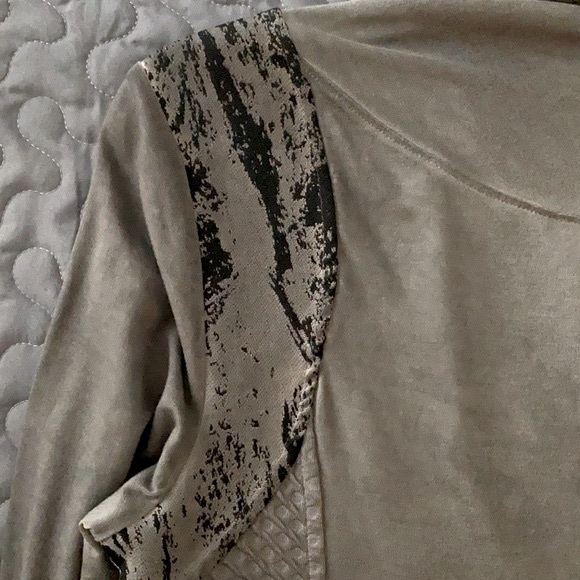 Angels Never Die Dark Gray Unique Design Empire-Waist Dress - Picture 12 of 15